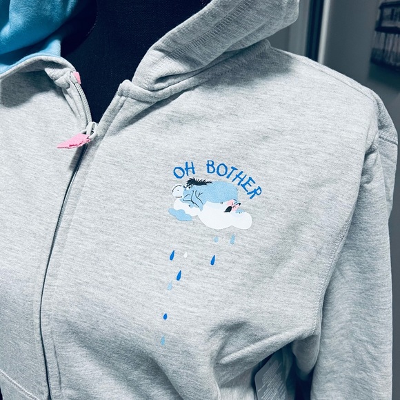 Eeyore Zip Hoodie for Women - Picture 2 of 7